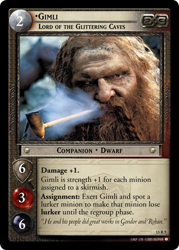Gimli, Lord of the Glittering Caves